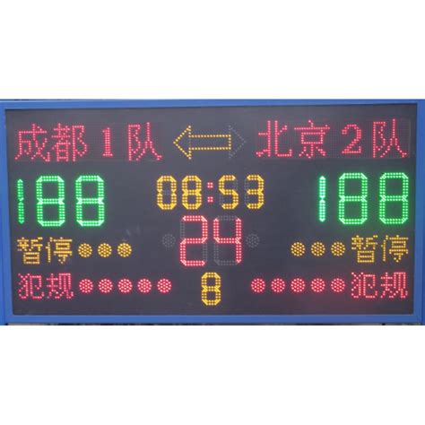 chinese basketball scoreboard.